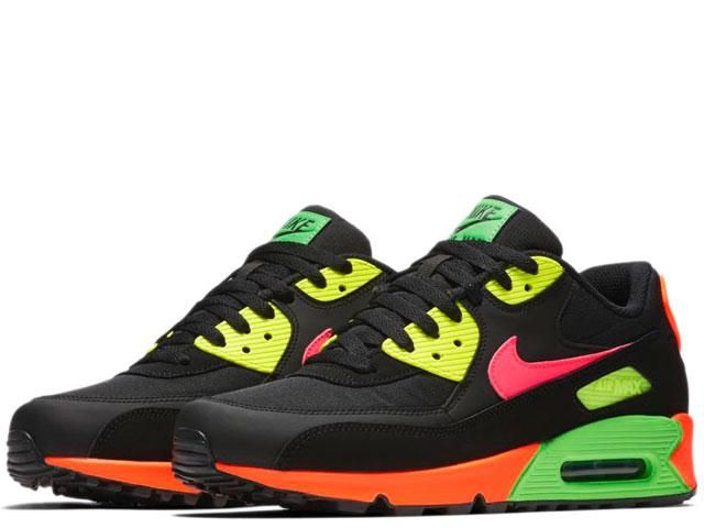 NIKE AIR MAX 90 NEON BLACK/RACER PINK/HYPER CRIMSON ナイキ エアマックス ブラック レーサーピンク  ハイパークリムゾン - PASSOVER TOKYO