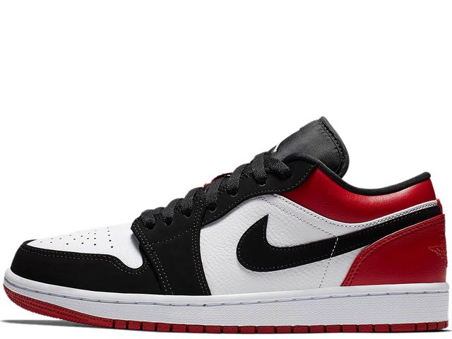 jordan 1 low white black gym red