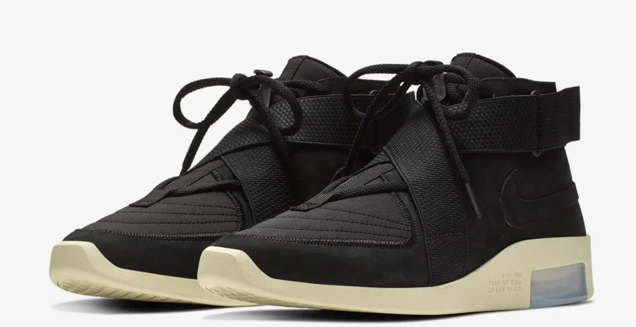 NIKE AIR FEAR OF GOD RAID BLACKナイキ フィアオブゴッド エア フィア