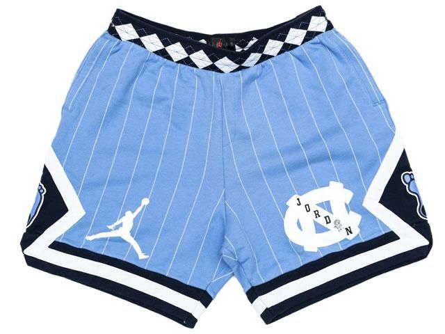 jordan unc fleece shorts