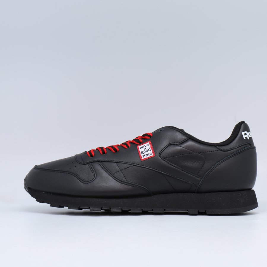 REEBOK x HAVE A GOOD TIME CL LEATHER HAGT BLACKリーボック ハブ ア グット タイム クラシック レザー  ブラック - PASSOVER TOKYO
