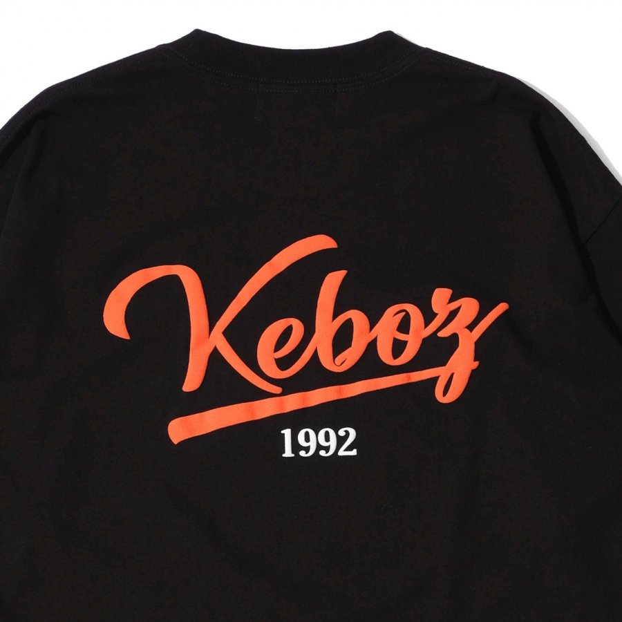 翌日発送可能】 KEBOZ ICON LOGO L/S TEE 【WHITE】 - Tシャツ 