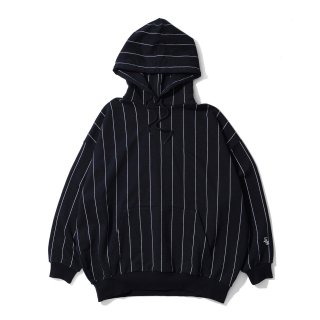 KEBOZ BB STRIPED SWEAT PULLOVER NAVY