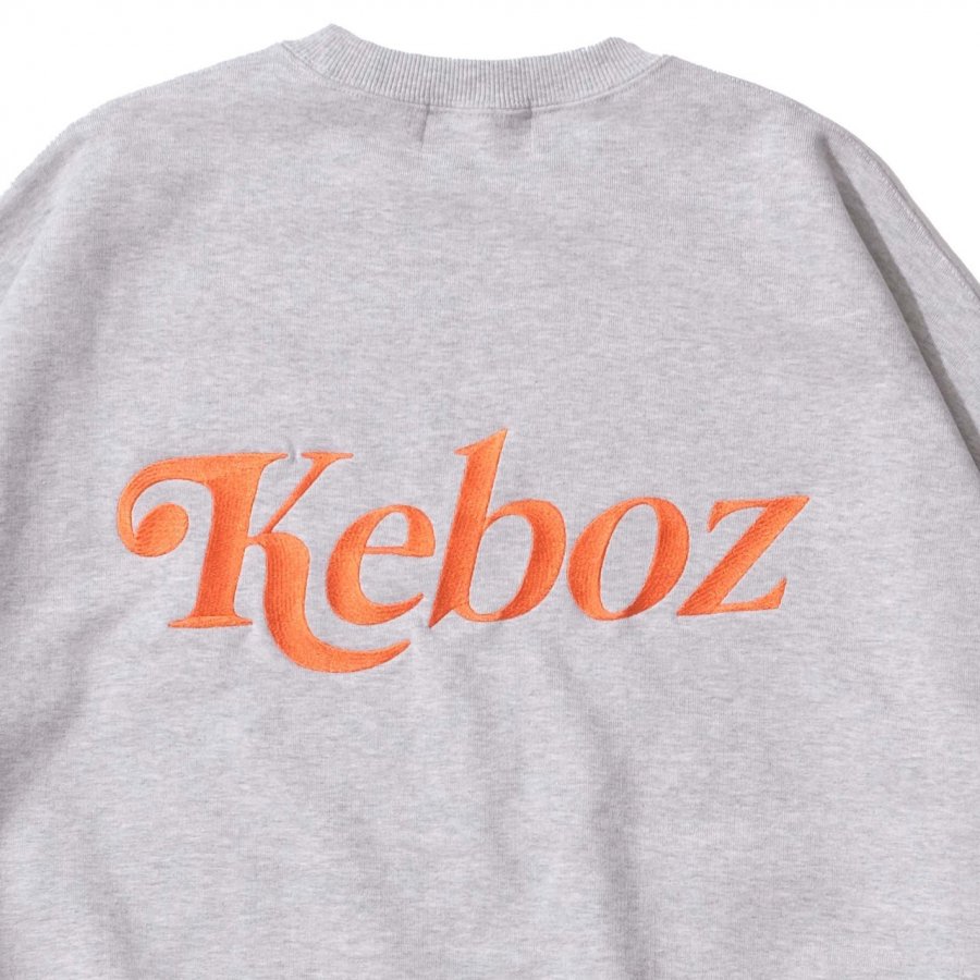 KEBOZ JB SWEAT CREWNECK HEATHER GRAY - PASSOVER TOKYO