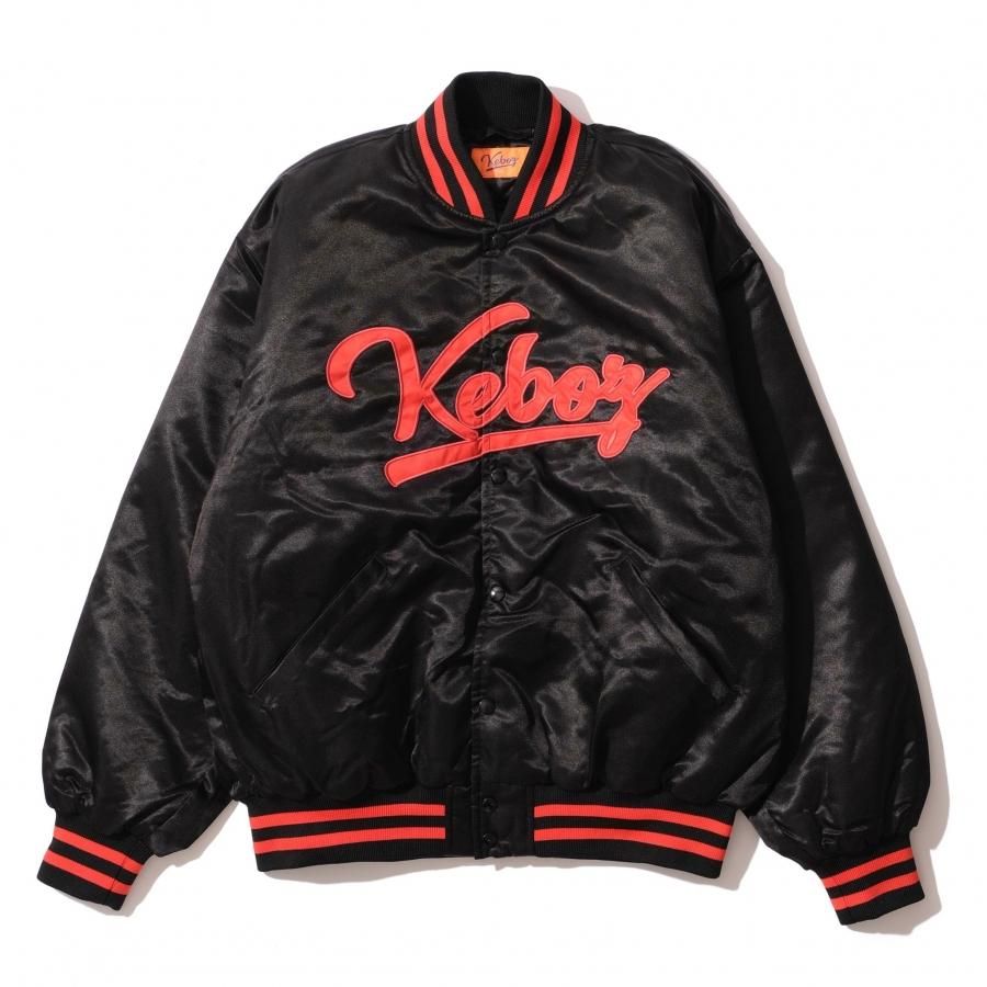 KEBOZ SATIN STADIUM JACKET BLACK - PASSOVER TOKYO