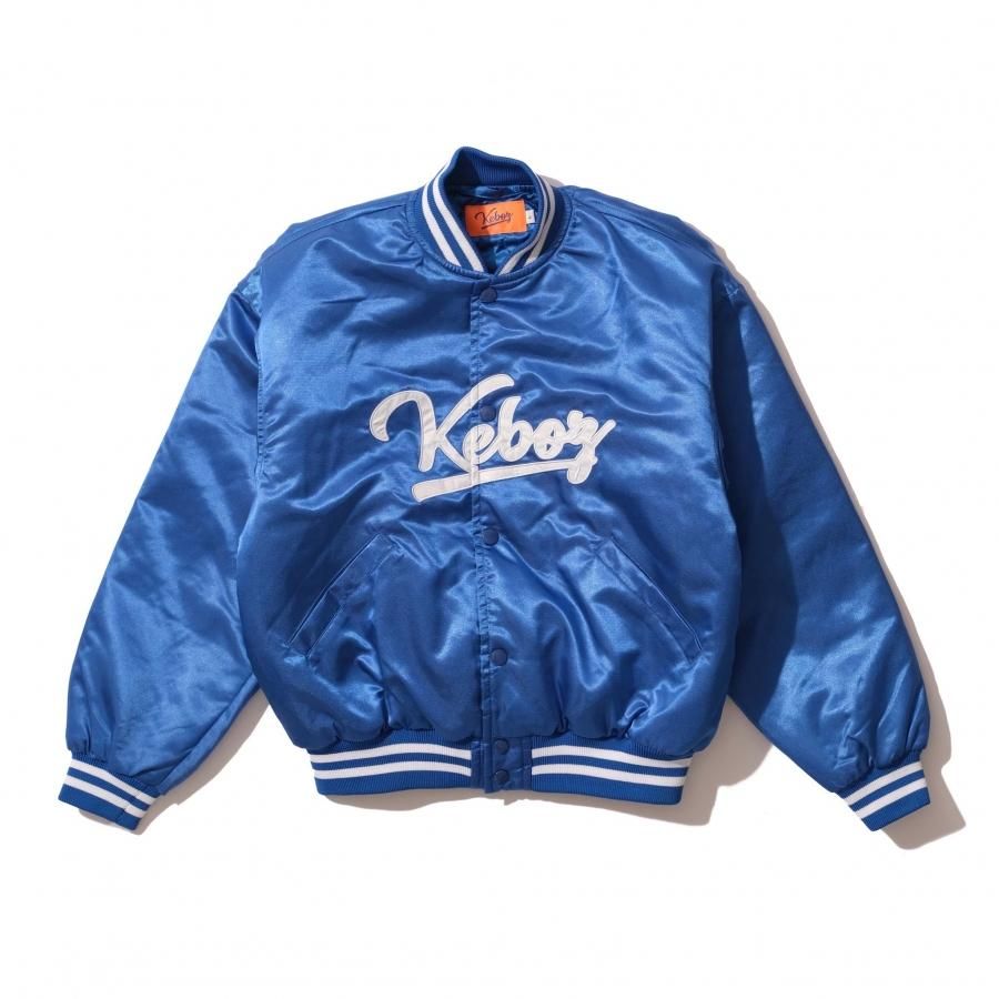 【KIDS】KEBOZ SATIN STADIUM JACKET BLUE - PASSOVER TOKYO