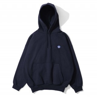 KEBOZ BB  SMALL WAPPEN SWEAT PULLOVER NAVY