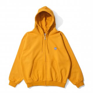 KEBOZ BB  SMALL WAPPEN SWEAT ZIP PULLOVER YELLOW