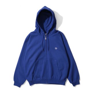 KEBOZ BB  SMALL WAPPEN SWEAT ZIP PULLOVER ROYAL