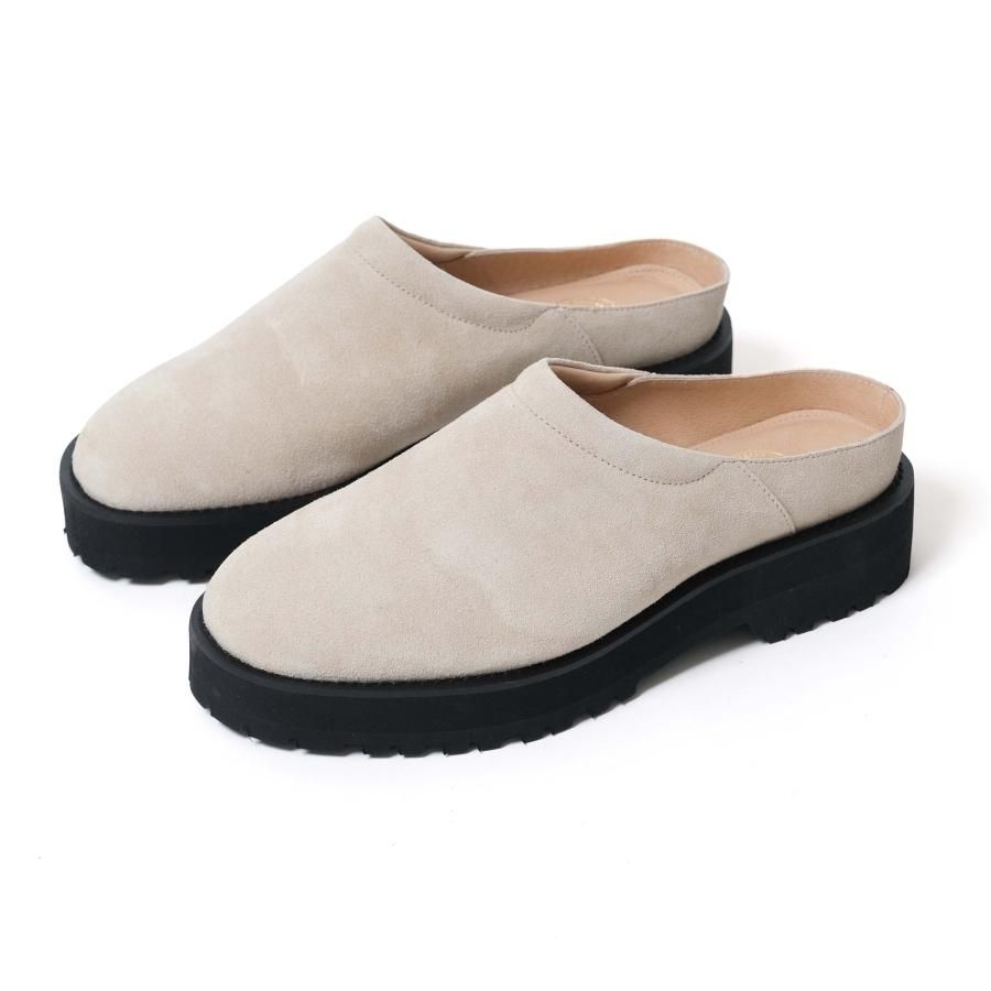 SimplyComplicated SUEDE BELTED LUG MULE - サンダル