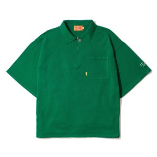 KEBOZ S/S POLO KNIT GREEN