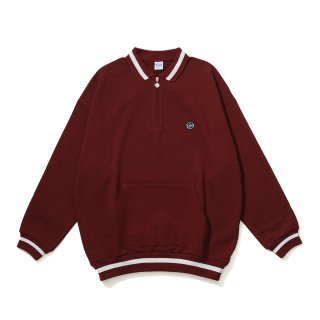 KEBOZ BB SMALL WAPPEN SWEAT POLO BURGUNDY