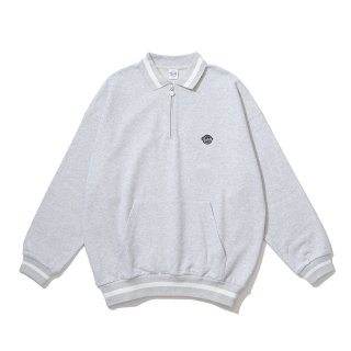 KEBOZ BB SMALL WAPPEN SWEAT POLO GRAY