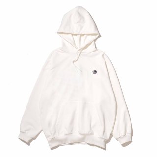 KEBOZ BB SMALL WAPPEN SWEAT HOODIE WHITE