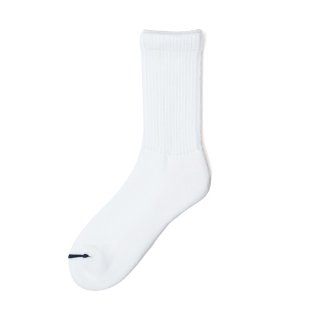 COMFY SOCKS LOW CREW WHITE MADE IN JAPAN