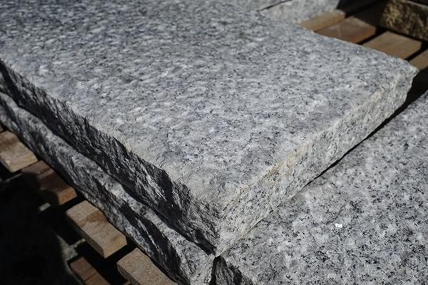 御影石敷石 600*300*50mm 白｜庭ガーデニングの粋でおしゃれな石