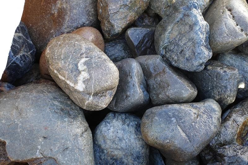 庭石 大 自然石 大きめ グレー【石川県引き取り限定】 砂利・石