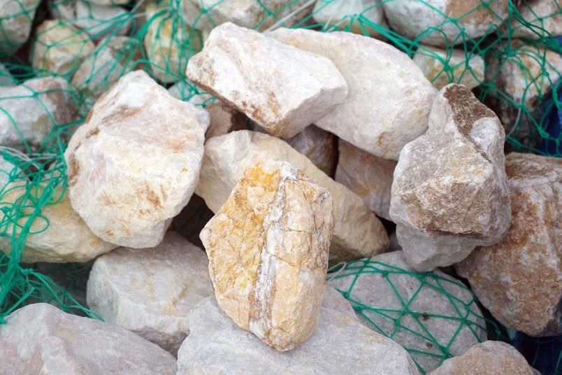 イエローホワイトロック（90-150mm）｜庭ガーデニングの粋でおしゃれな