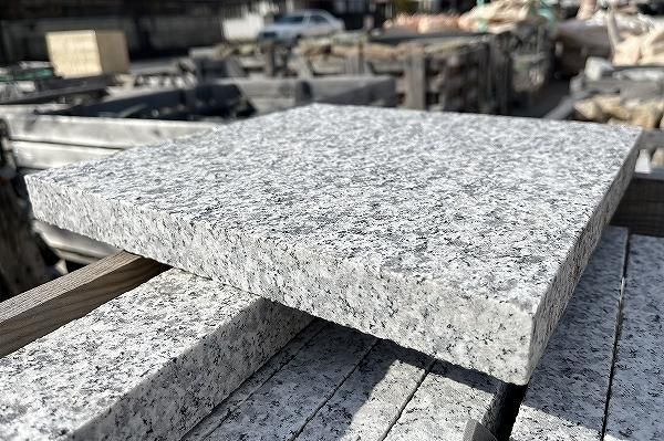 御影石敷石 白 薄手 300*300*30mm|庭・ガーデニングの 御影石敷石 白 薄手 300*300*30mm|庭・ガーデニングの