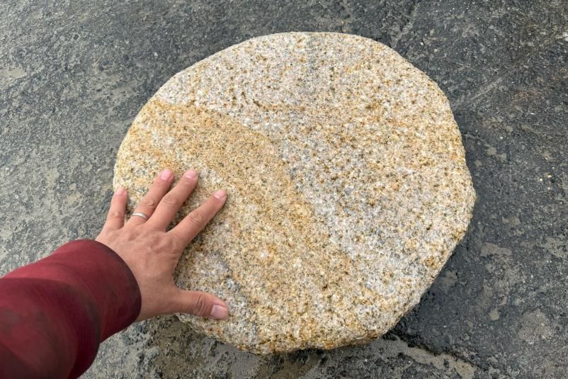 御影石飛石 サビ 450mm<価格,サイズ,色>|庭ガーデニングの粋 御影石飛石 サビ 450mm<価格,サイズ,色>|庭ガーデニングの粋