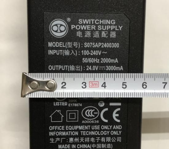 Amazon | 24V 10A スイッチング電源アダプタ 24V 8A 6A 5A 4A 3A