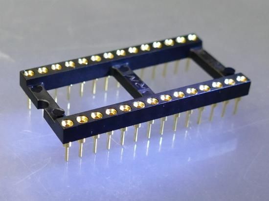 丸28ピン 金メッキ ピッチ:2.54mm - 電子部品 鈴商 丸28ピン 金メッキ ピッチ:2.54mm - 電子部品 鈴商