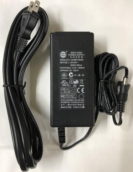 スイッチングACアダプター 12V 3A - 電子部品 鈴商 スイッチングACアダプター 12V 3A - 電子部品 鈴商