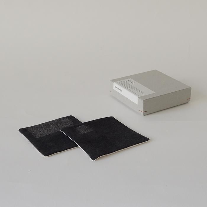 久留米かすり　2枚 綾織り立絣2羽アラレ紫黒 - 久留米絣織元 下川織物