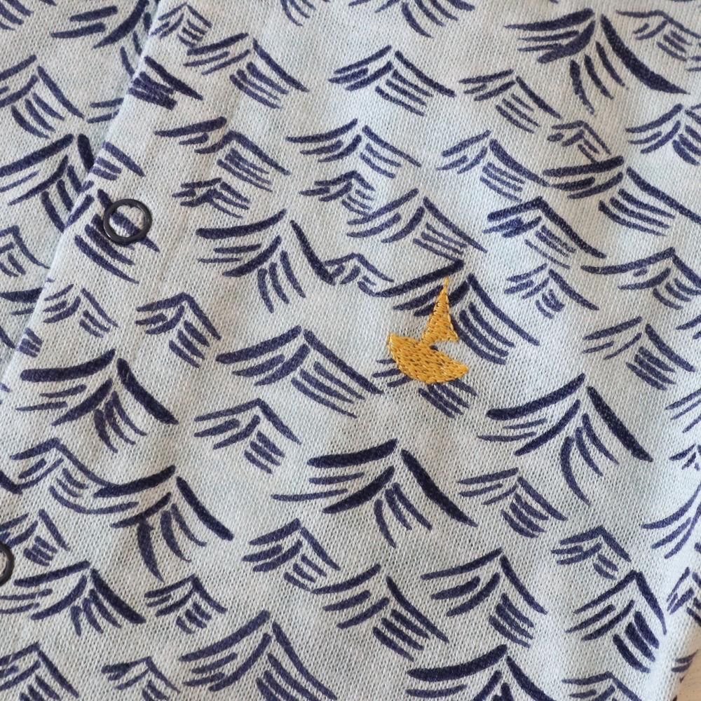 メール便送料無料 Mina Perhonen ミナペルホネン Umi ロンパース インポート子供服のセレクトショップ Lepuju ルプジュ