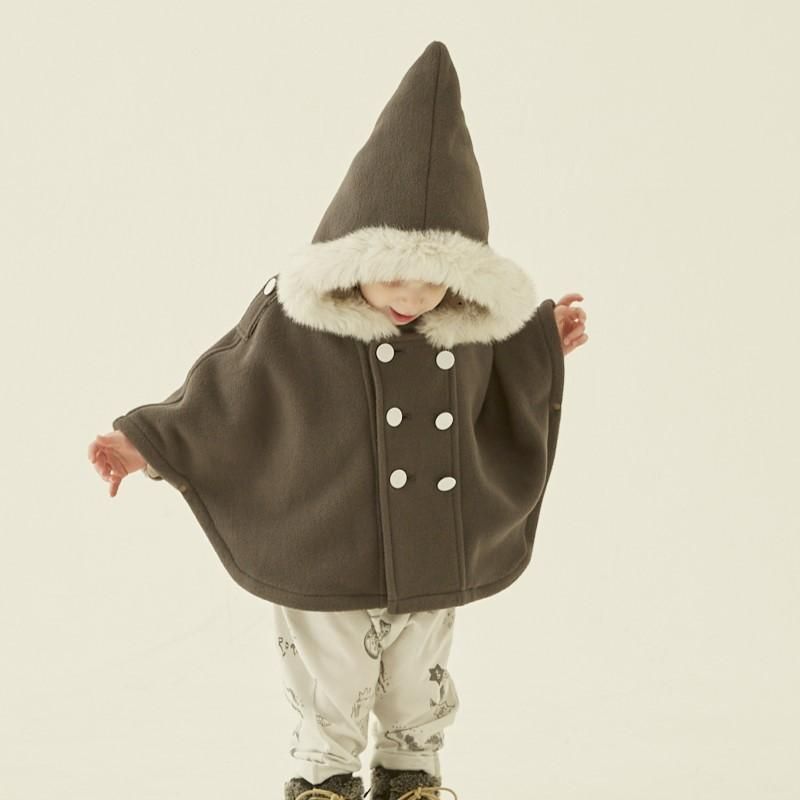 tinycottonseLfinFolk fleece baby cape