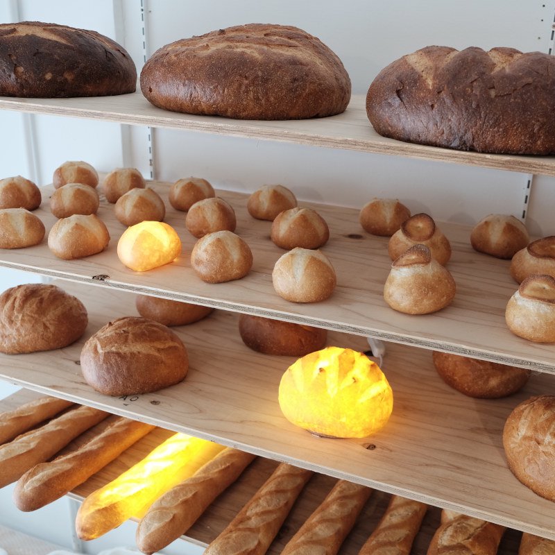 モリタ製パン手作りパンのLEDランプPAMPSHADE Baguetteパンプシェード