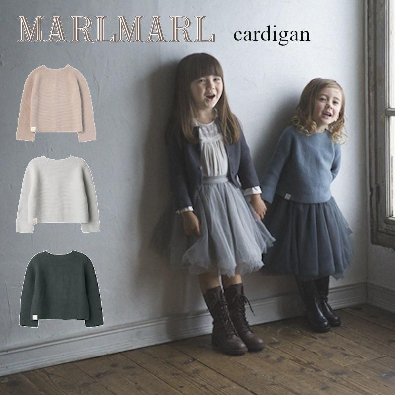 MARLMARL　ピンク色２wayニットカーディガン