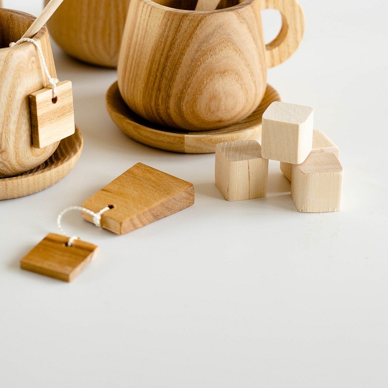 Lemi Toys（レミトイズ） Tea setティーセット木製ままごとセット - インポート子供服のセレクトショップ LePuju(ルプジュ)