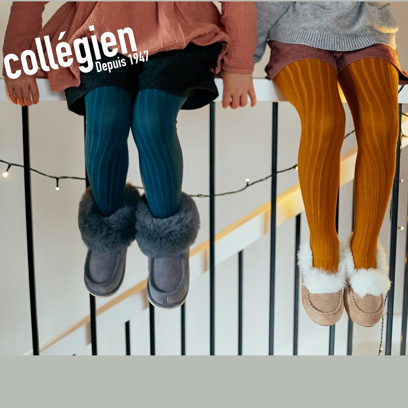 collegien（コレジアン） | Louise Ribbed Tights | キッズ リブタイツ