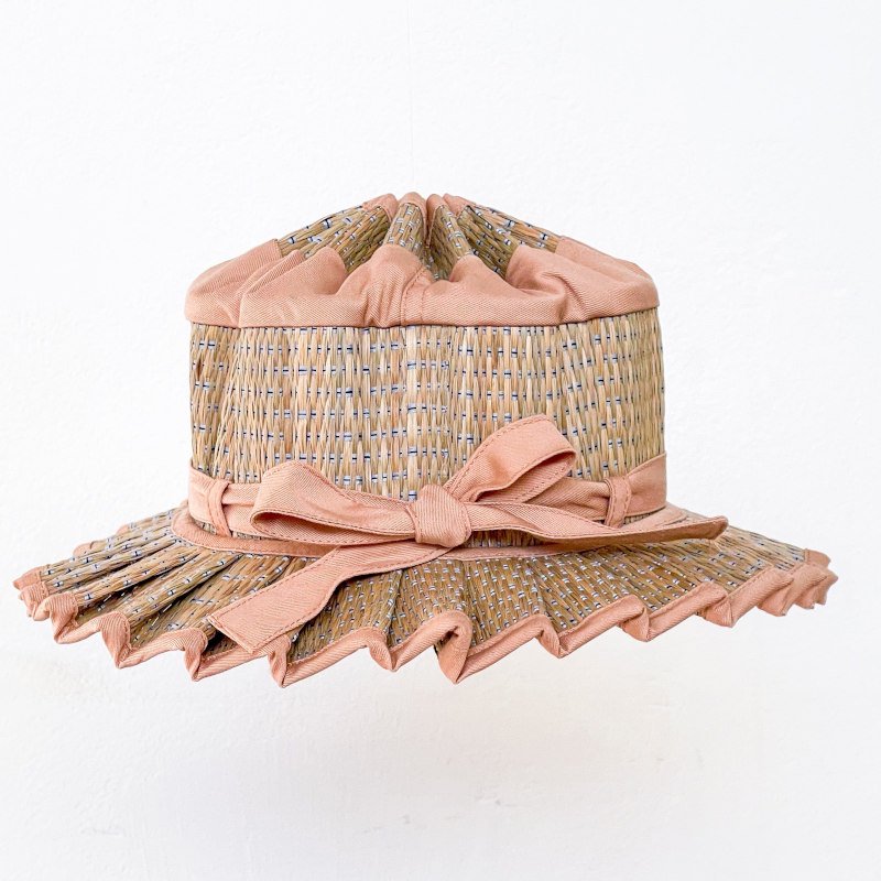Lorna Murray（ローナマーレイ） Iland Mayfair Child Hat Planted  Eucalyptリボン付き天然素材ハットキッズ帽子 - インポート子供服のセレクトショップ LePuju(ルプジュ)