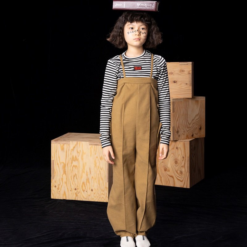  【40%OFFセール】folkmade（フォークメイド）2022AW<br>all in one salopette<br>beige<br>オールインワンサロペット