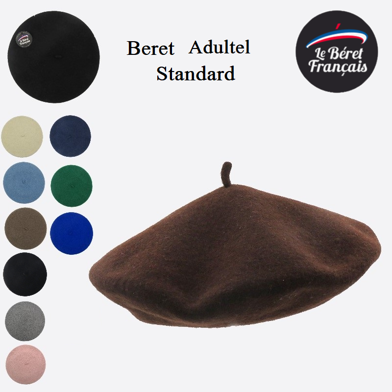 Le Beret Francais（ルベレーフランセ）<BR>Beret Adultes <br>Standard<br>大人用、レディース　ベレー帽
