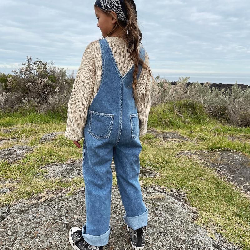 8.Twin Collective Kids TEEN SPIRIT OVERALLmid blue denimデニム