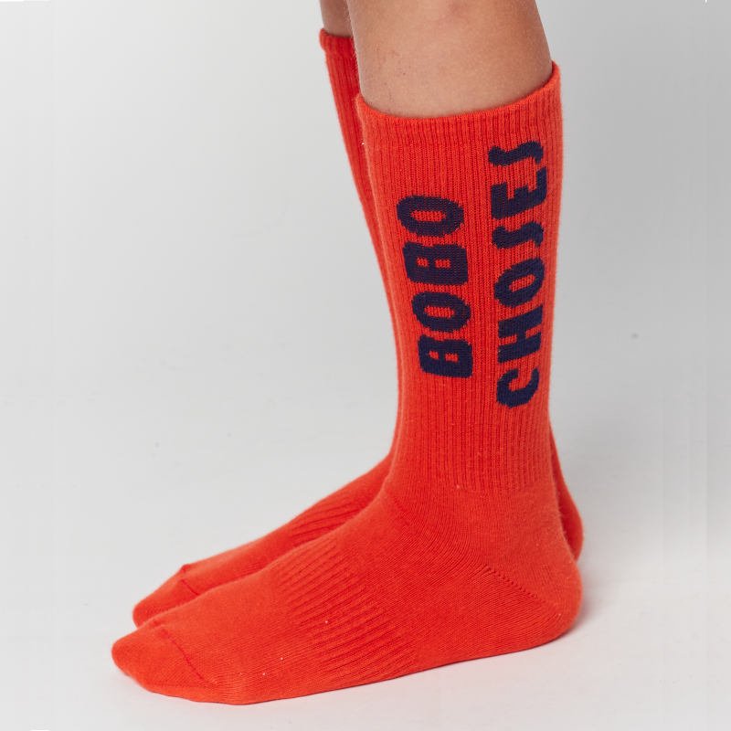 bobo choses（ボボショーズ）2023SS <BR>Bobo Choses long socks<BR>キッズソックス 15-19.5cm