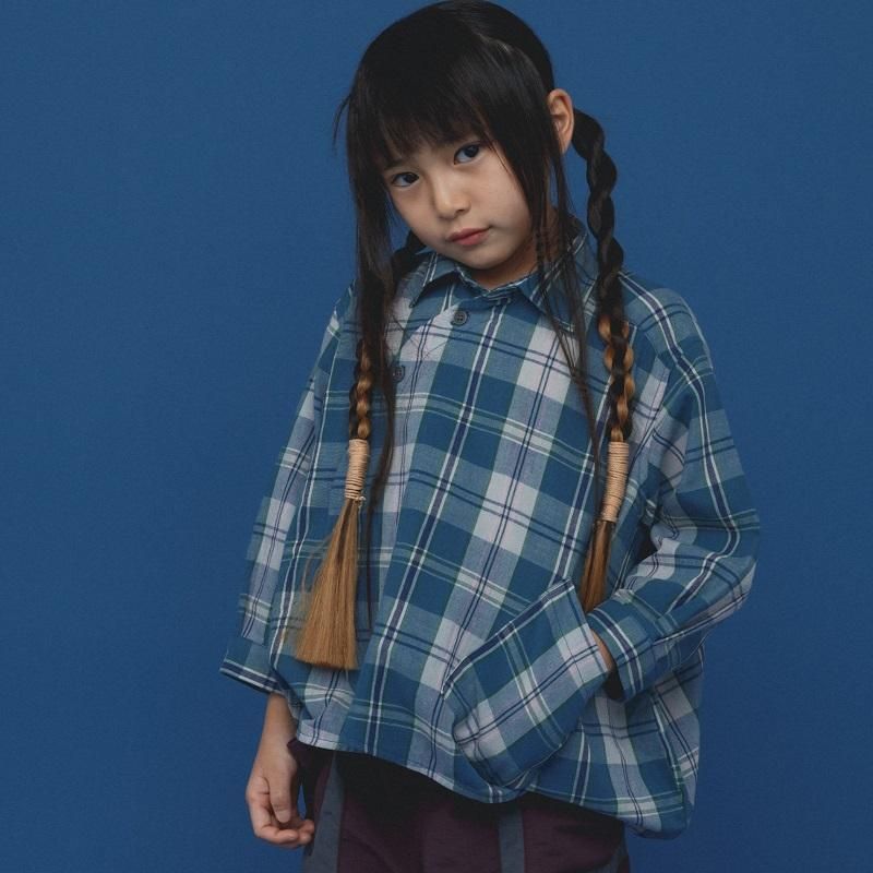 【30%OFFセール】nunuforme (ヌヌフォルム)2023SSサークルシャツ Blue nf19-545-176(キッズ) - インポート子供服のセレクトショップ LePuju(ルプジュ)