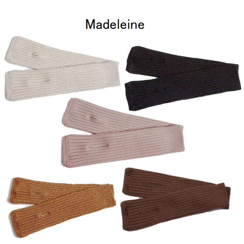 collegien<br>Madeleine  Ribbed Merino Wool Mittens<br>キッズ リブメリノウールミトン<br>【6471】