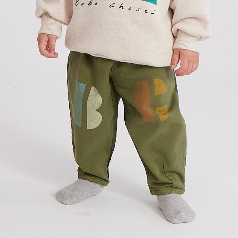 bobo choses（ボボショーズ）2023AW Baby Multicolor B.C woven pants
