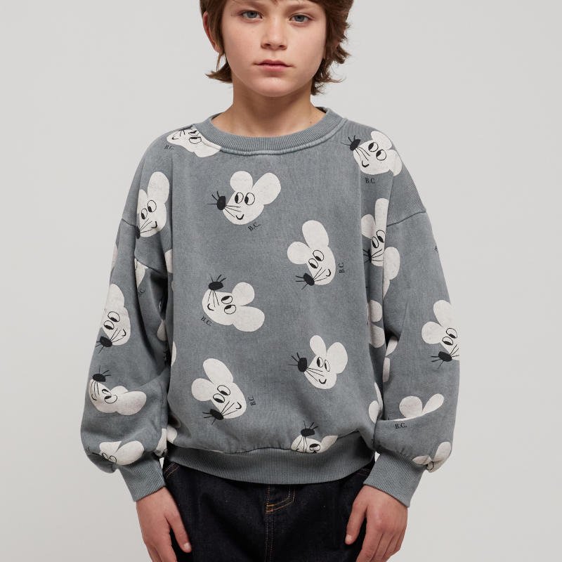 bobo choses（ボボショーズ）2023AW Mouse all over sweatshirt