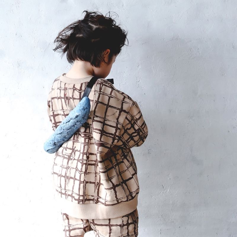 michirico（ミチリコ）2023AW Chocolate check pullover