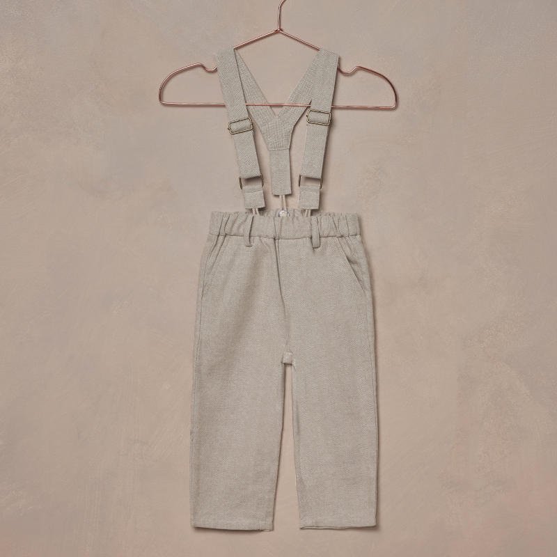 Noralee (ノラリー）2023AW SUSPENDER PANT fog サスペンダーパンツ