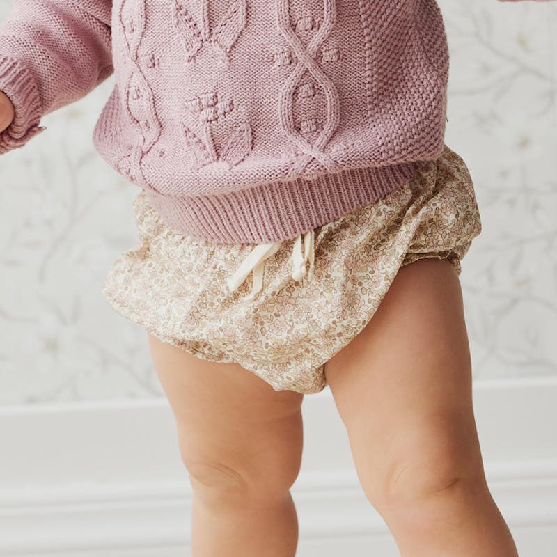 JAMIE KAY 「Organic Cotton Frill Bloomer - Goldie Egret」 子供服 1