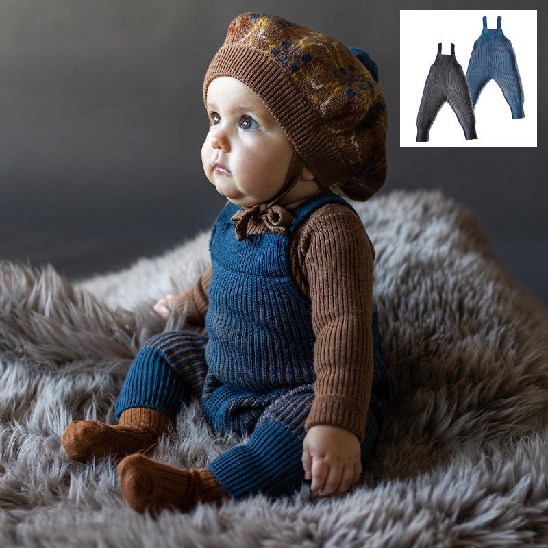 Mabli Knitwear（マブリ） 2023AW TIRION DUNGAREES | AZURITE BLUE ...