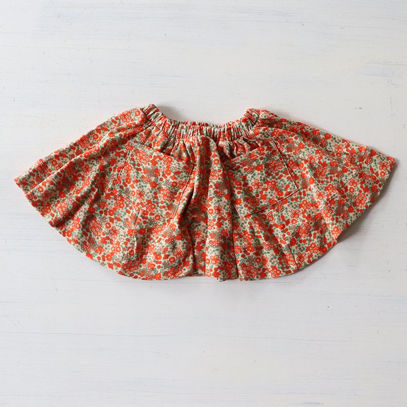 misha  Puff（ミーシャアンドパフ）2023AW Circle Skirt Lava Tisbury Garden サークルスカート  インポート子供服のセレクトショップ LePuju(ルプジュ)