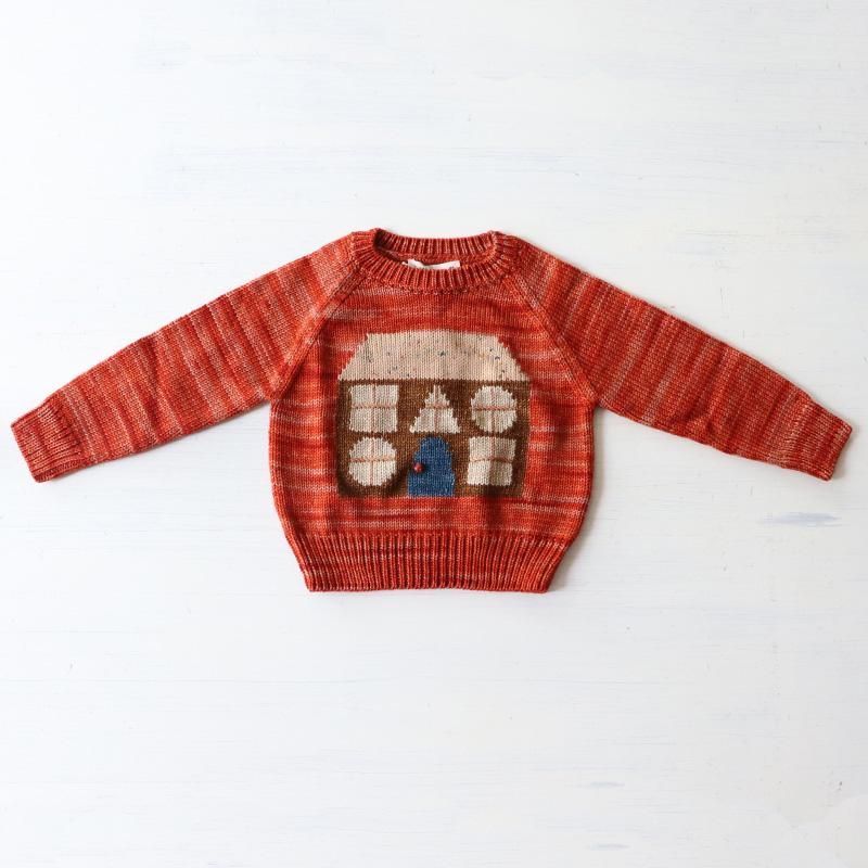 Misha & Puff（ミーシャアンドパフ）2023AW House Sweater Cinnamon