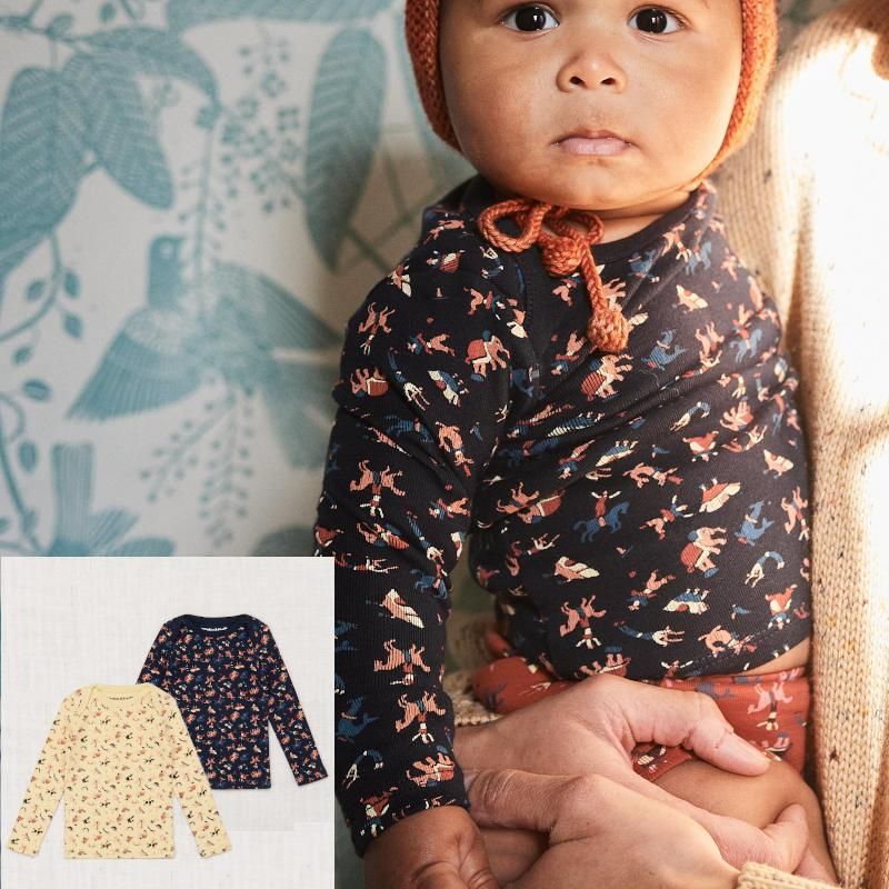 Misha & Puff（ミーシャアンドパフ）2023AW Layette Circus Print Lap